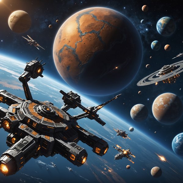 Comment un jeu de stratégie en temps réel peut-il intégrer des mécanismes de commerce interplanétaire?